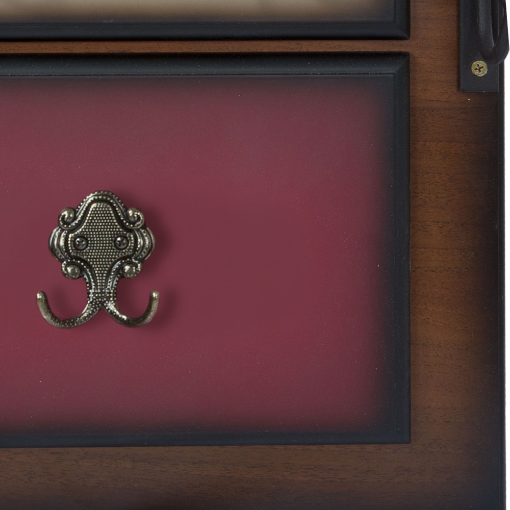 15003 Вешалка настенная Пандора 2 Орех Mix BOGACHO 4627139502128 - Вид №3