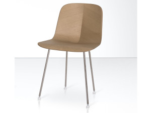 Стул из стали и дерева