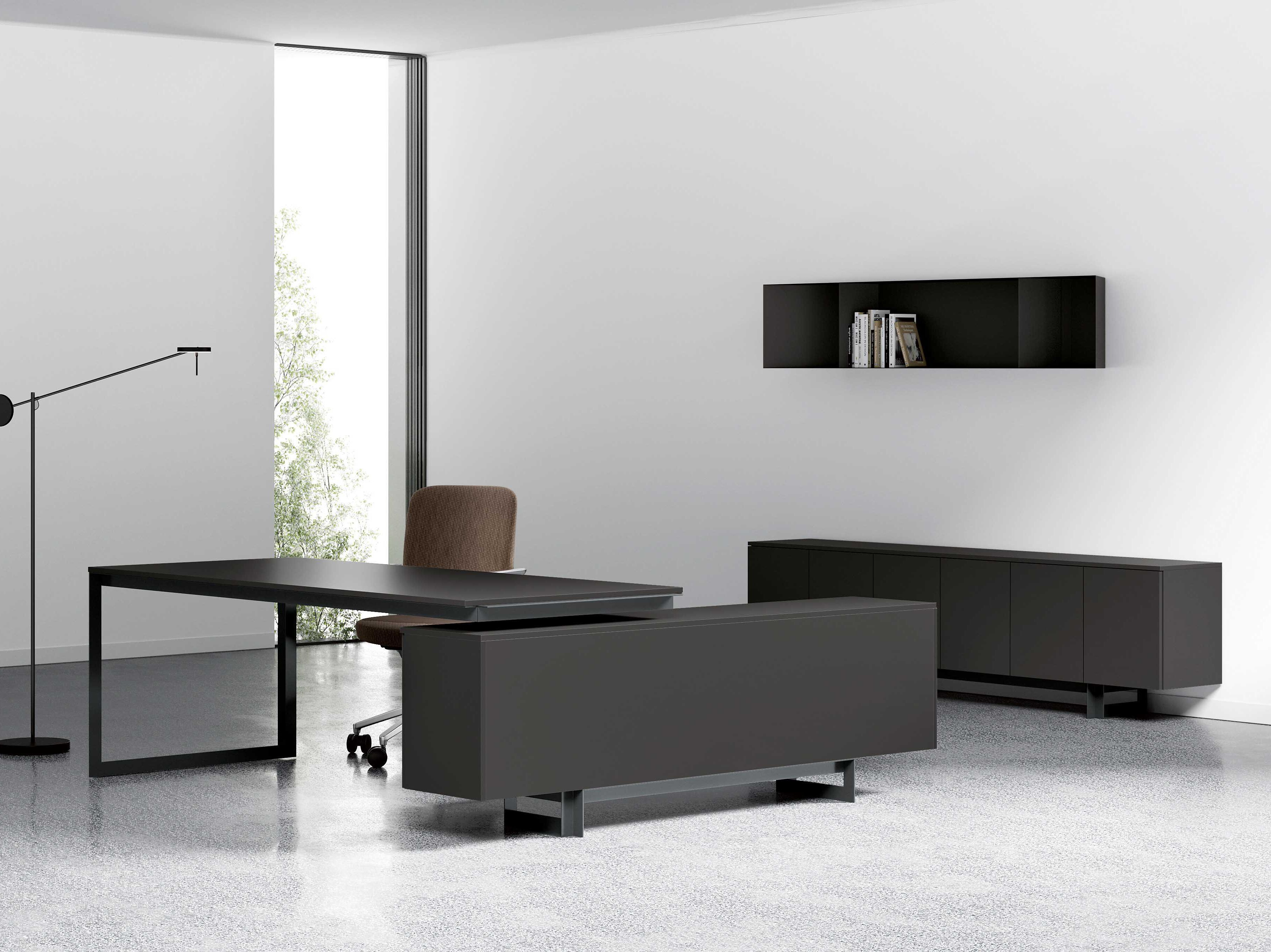 Прямоугольный стол со встроенной полкой Archiutti Ellan ARCH-00083830