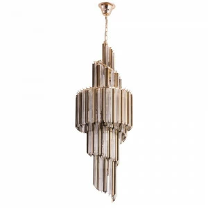 Каскадная люстра Divinare Frizzante 1683/01 LM-11 DIVINARE ДИЗАЙНЕРСКИЕ, FRIZZANTE 328849 Золото