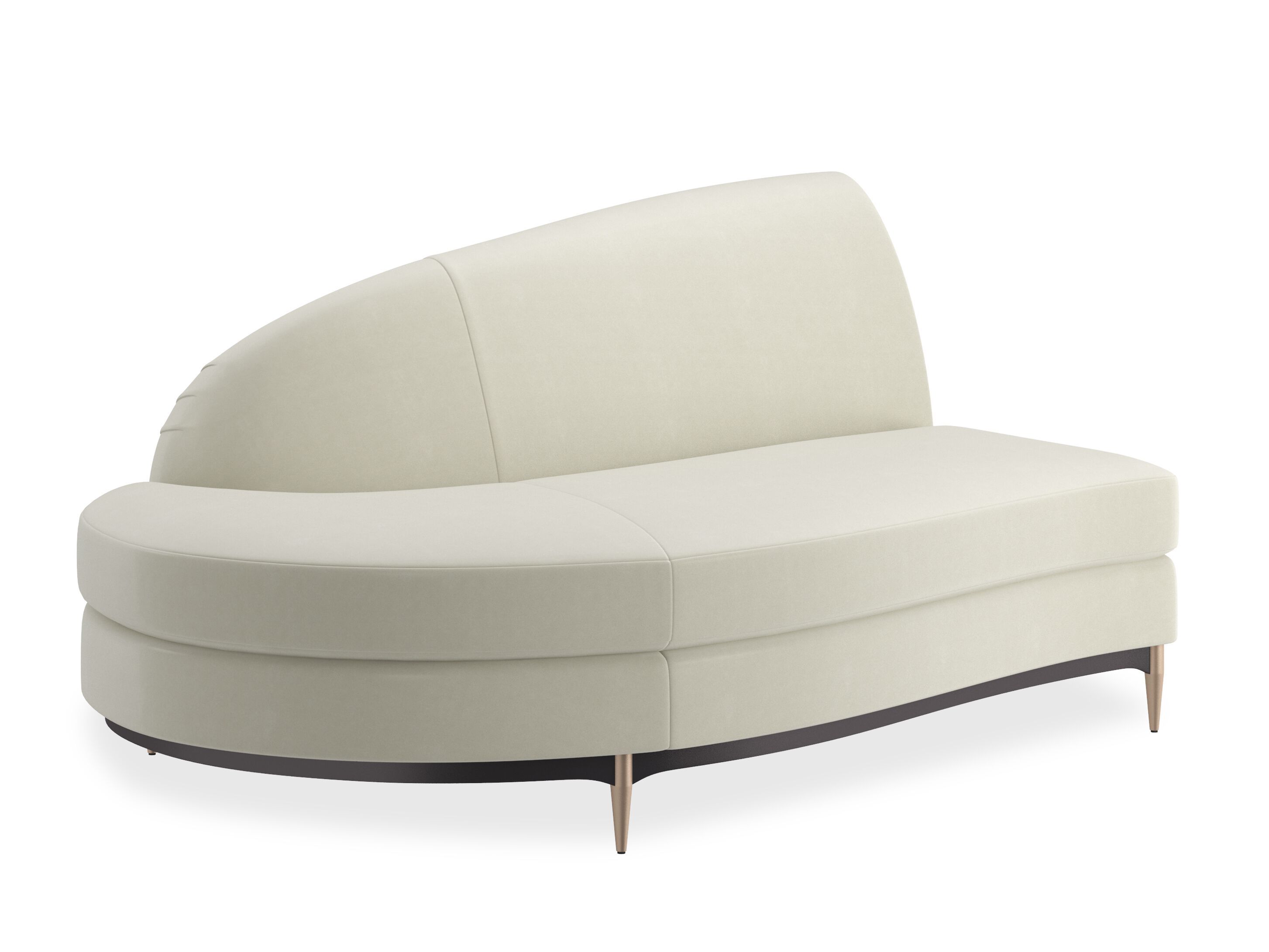 2-местный бархатный изогнутый диван Caracole Three'S Company Laf ARCH-00040578 - Вид №21