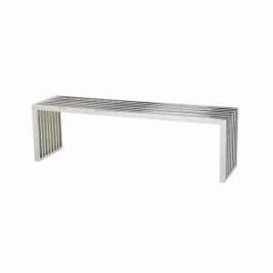 Скамейка металлическая Carlisle от Eichholtz EICHHOLTZ EICHHOLTZ 061411 Серебро;хром