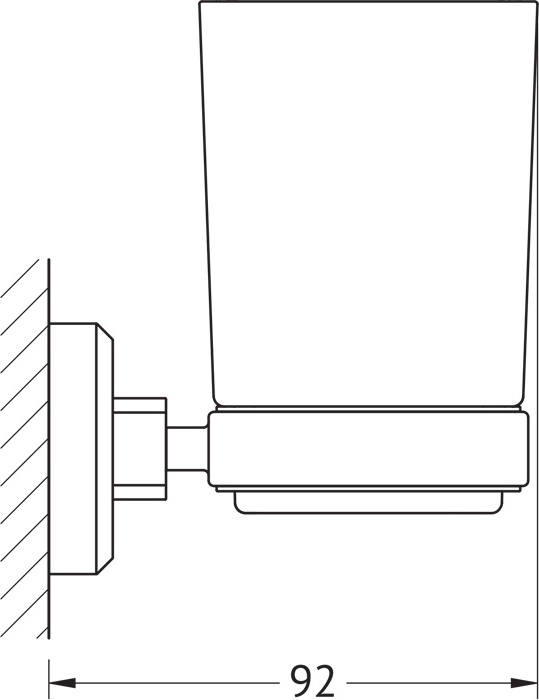 9921A Держатель со стаканом ARTWELLE Hagel - Вид №1