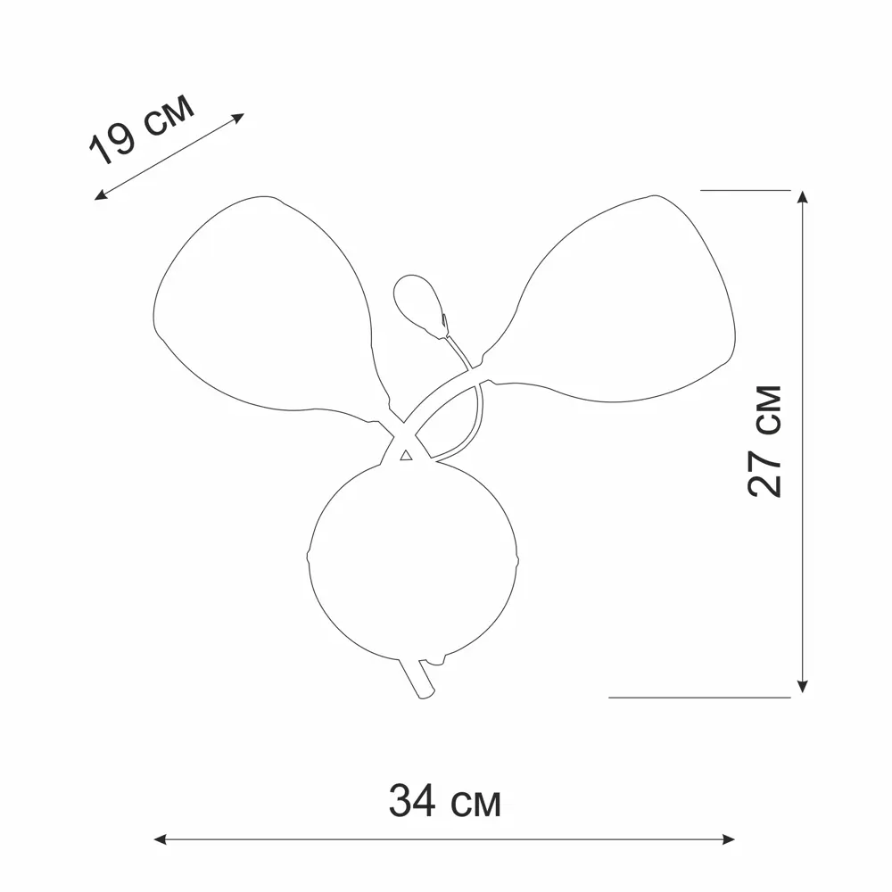 Настенный светильник бра Vitaluce Rosso 2 лампы 6м² Е14 цвет коричневый матовый STLM-2145868 - Вид №8
