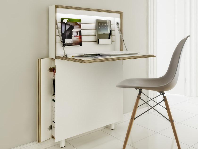 Müller Small Living Письменный стол из березы с откидными дверцами  Fl110  - Вид №4