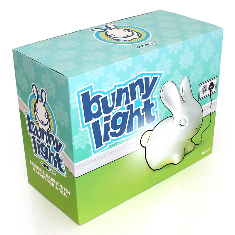 Лампа настольная белая 17х20 см Bunny SK BUNNYLAMP1 SUCK UK ЖИВОТНЫЕ, ЗАЯЦ 00-3880785 Белый  - Вид №6