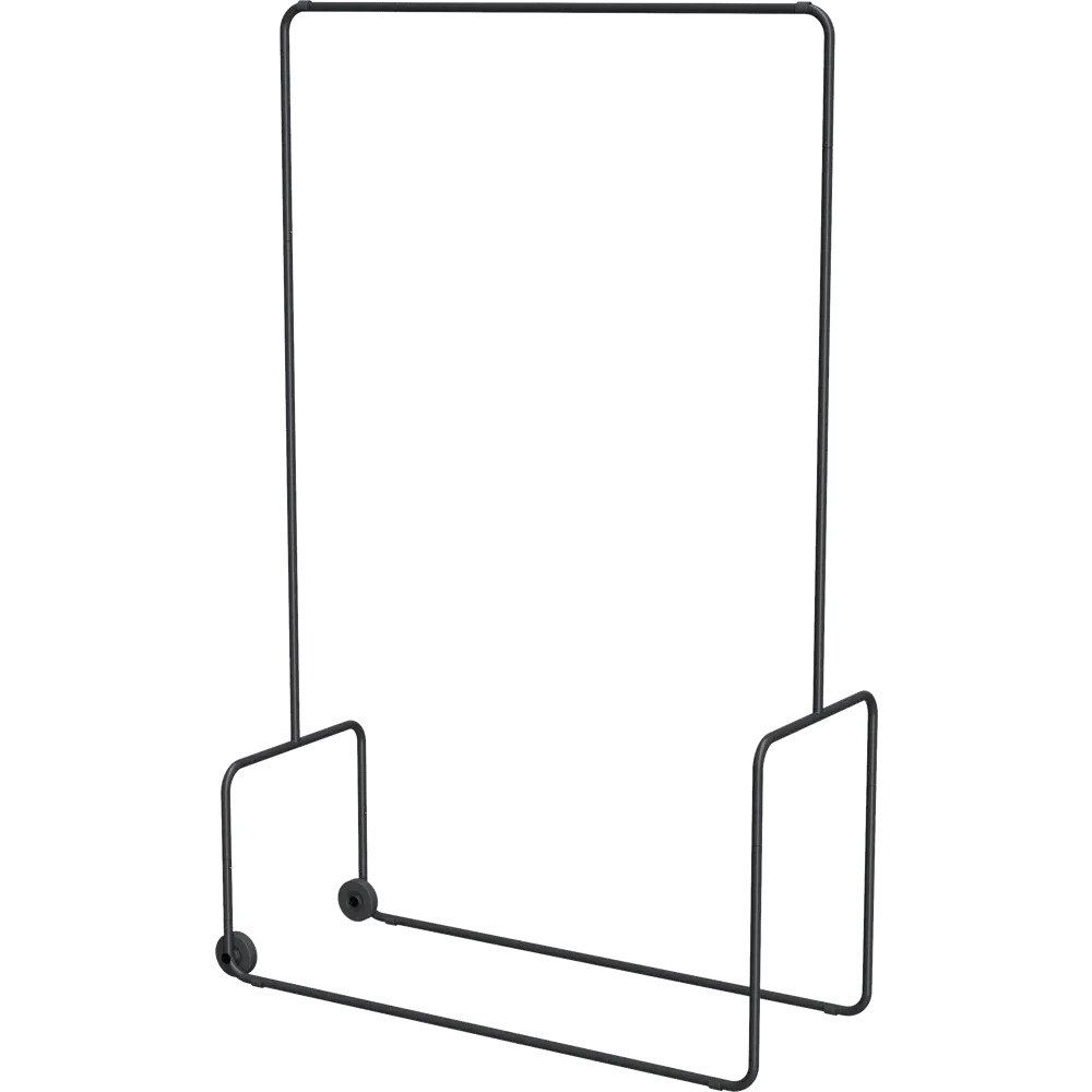 Вешалка напольная Spaceo 100x160x40 см металл цвет графит STLM-2059630