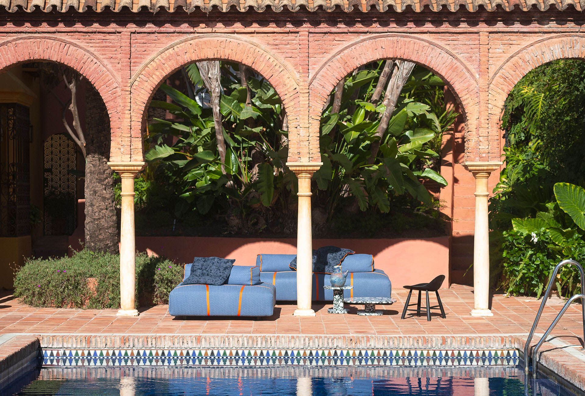 Тканевый модульный садовый диван Baxter Panama Bold ARCH-00063980 - Вид №3