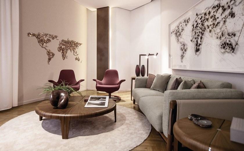 Giorgetti 2-местный тканевый диван sun-id-1395199 - Вид №3