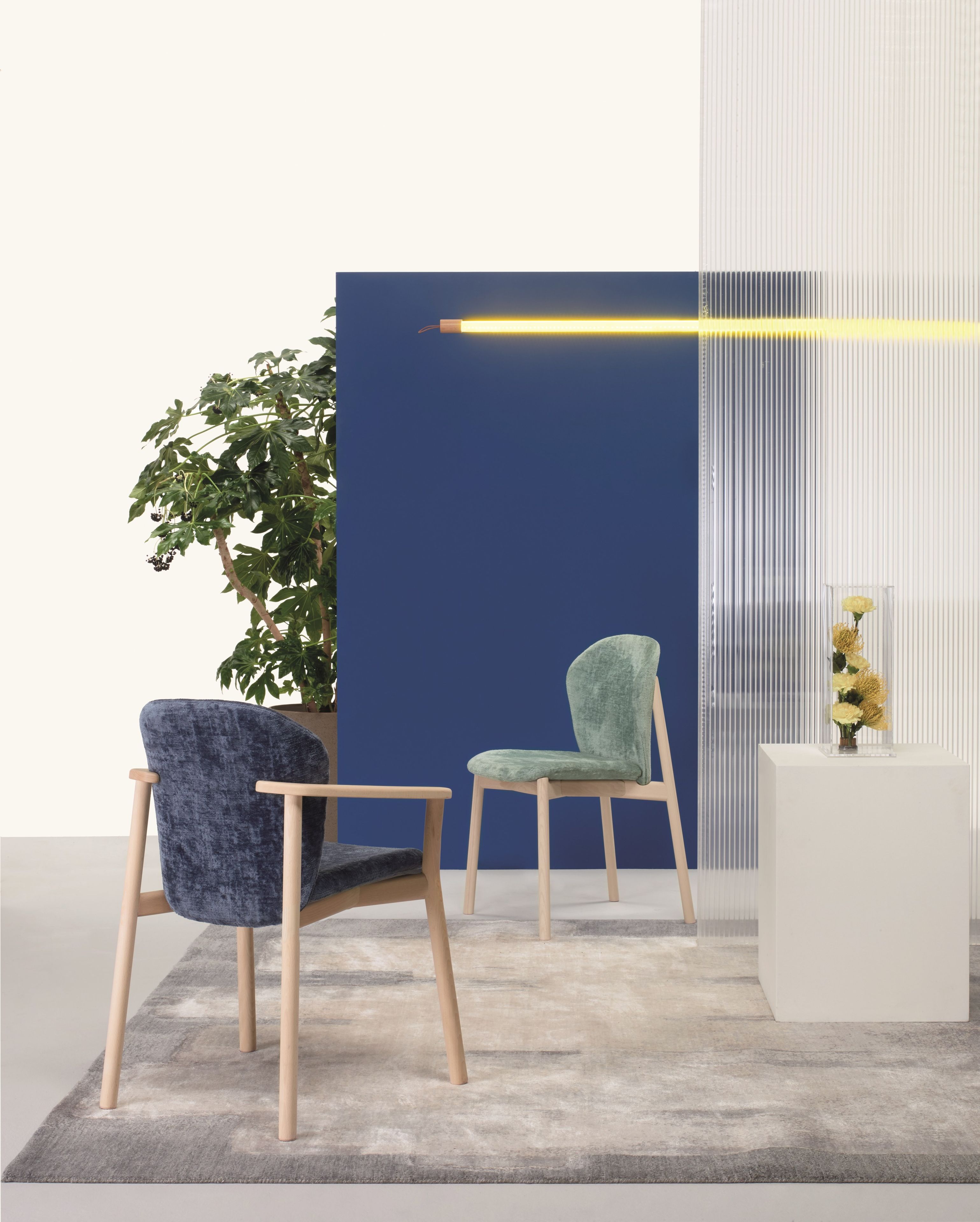 Мягкий стул из ткани S-CAB Finn ARCH-00106186 - Вид №12