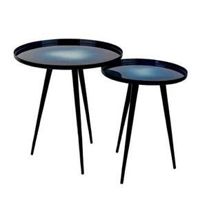 Комплект журнальных столов Flow set of 2, 2 шт, синий