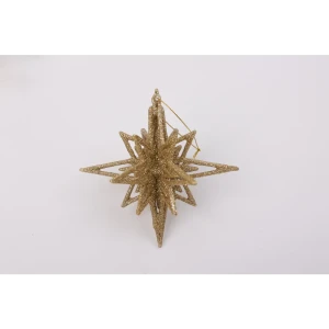 Елочная игрушка Ромб KREAFORTA 13x13 см шампань