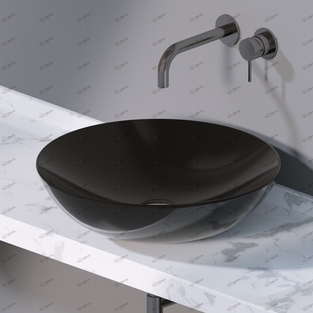 L241104 Накладная раковина на столешницу  круглая A. e T. Italia THIN AeT ITALIA