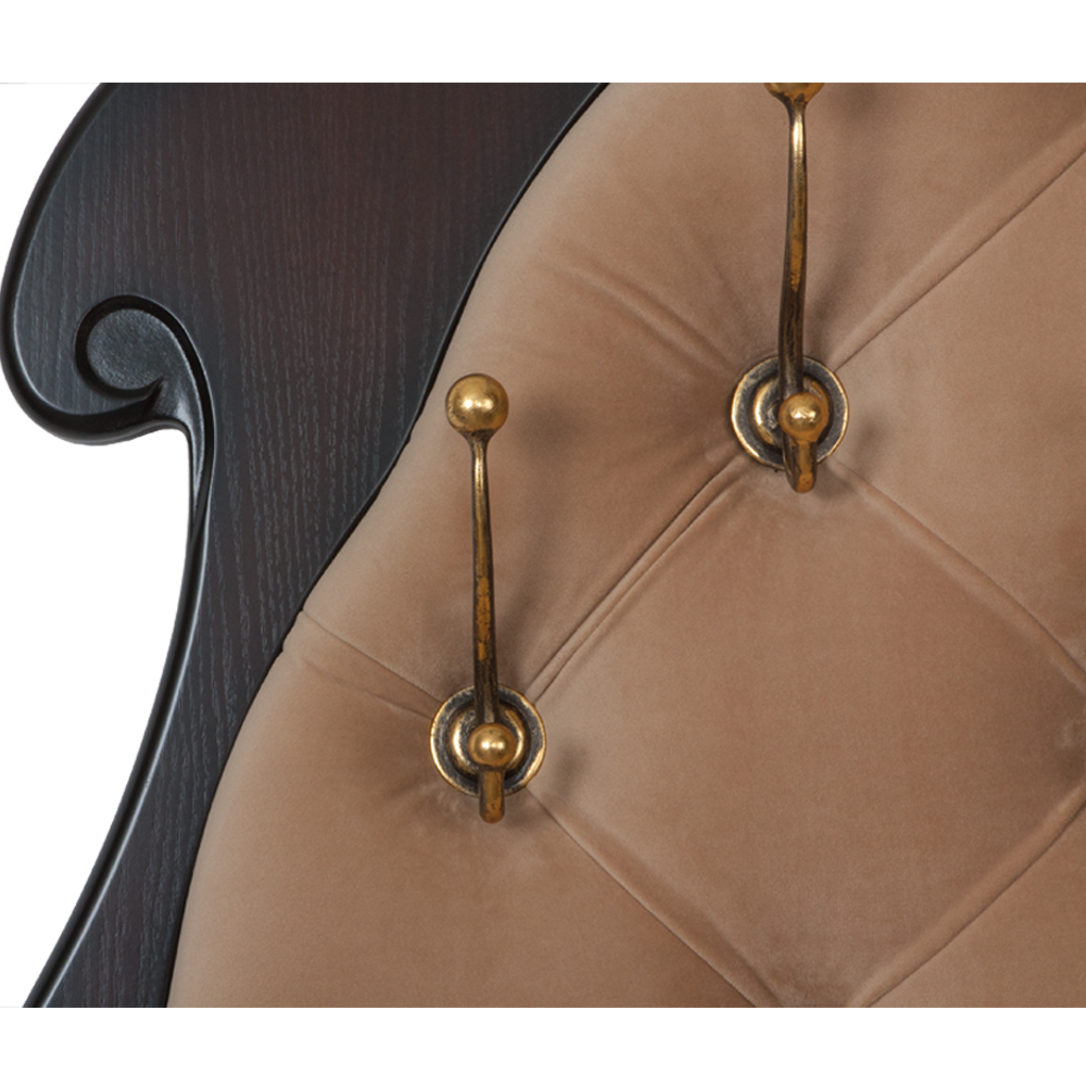 11554,11555 Настенная прихожая Квин Каштан Капучино 2 BOGACHO 4627155816490, 4627155816353 - Вид №2