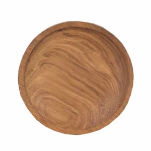 Тарелка светло-коричневая FUGA ECO WOOD 123586 Коричневый