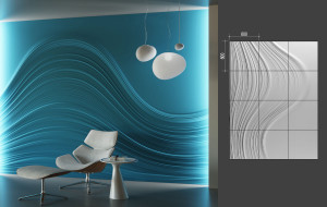 B-19 BIG WAVE LAB.Space Барельеф