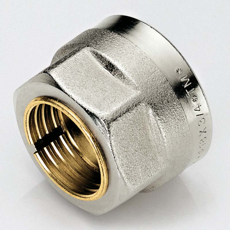 Соединитель для медной трубы обжим TIEMME 10х1/2"(16) 1440028