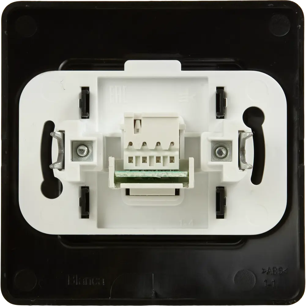 Телефонная розетка встраиваемая Systeme Electric Blanca RJ11 цвет антрацит 86728839 STLM-2050380 - Вид №3