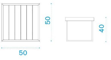 Этимо - АЛЛАПЕРТО ГРАНД ОТЕЛЬ ЭТВИК | Журнальный столик квадратныйAatqbawb0 Ethimo Allaperto - Вид №2