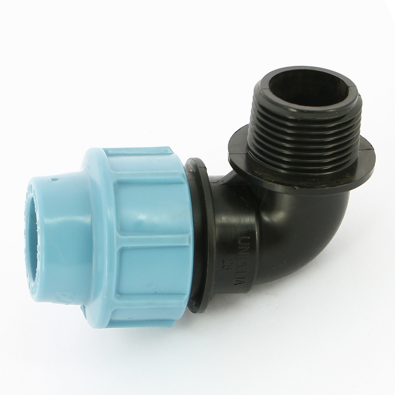 Угол обжим-Н для труб ПНД UNIDELTA 25х1" 1008025004