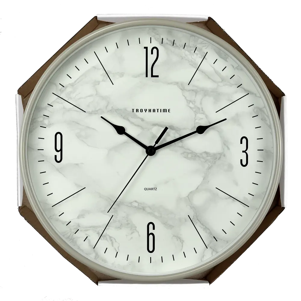 Настенные часы Troykatime «Мрамор» с элегантным дизайном 83544180 ДИЗАЙНЕРСКИЙ STLM-0041722 - Вид №3