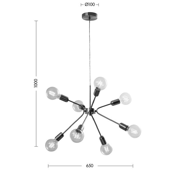 Металлический подвесной светильник Rossini Illuminazione X-PLODE ARCH-00027849 - Вид №6