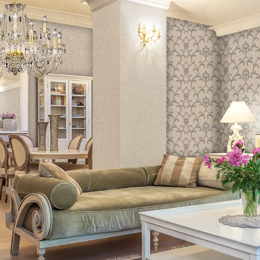 Обои флизелиновые Ирэн коричневые 1.06 м 0904-5 Santreyd STLM-2133781 - Вид №3