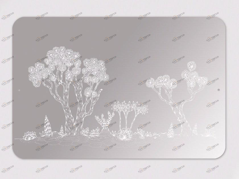 Moustache Прямоугольное настенное зеркало Domestic sun-id-1372024