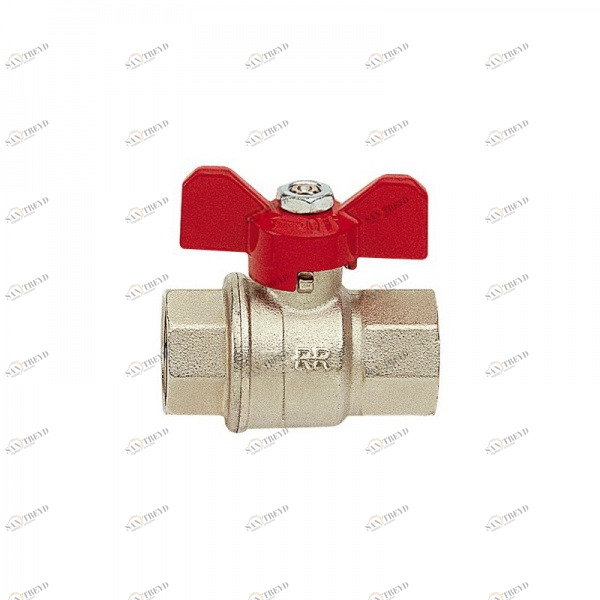 Кран шаровый 1/2 RR_гг бабочка 365FF 365FF REMER 181171