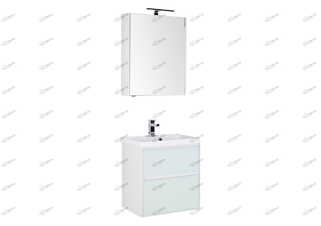 Мебель для ванной Aquanet Гласс 60 белый 00240458