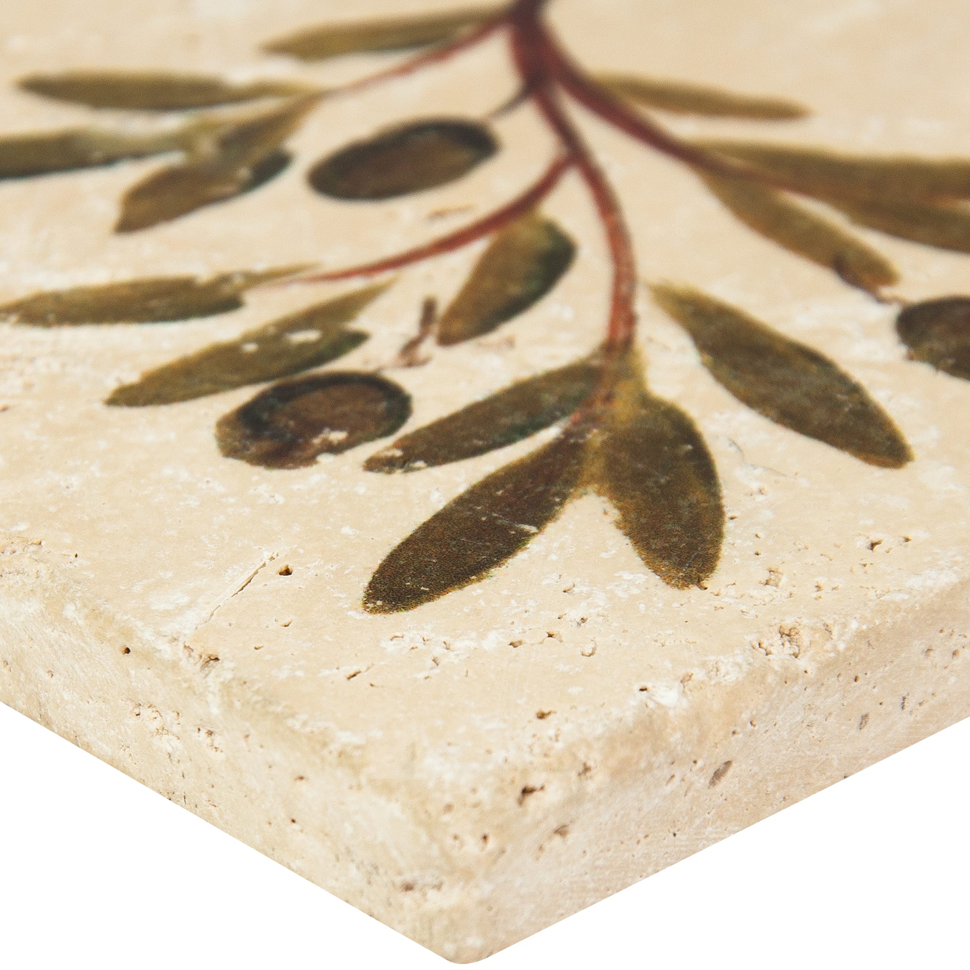 16993385 Декор Provance Оливки 4 10х10 см Травертин Provance Santreyd  - Вид №1