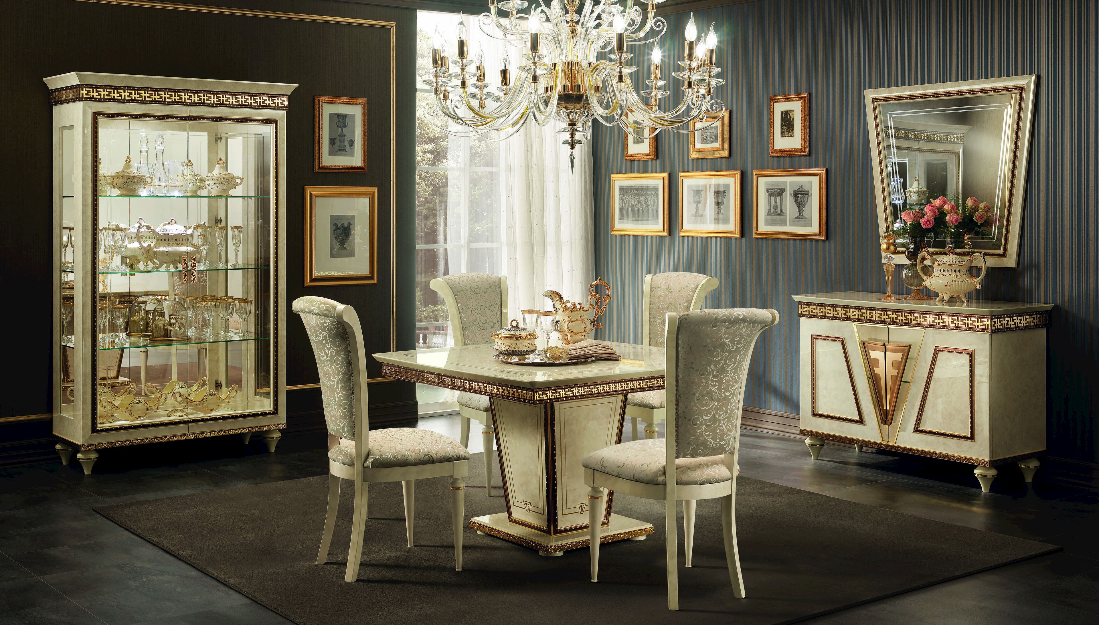 Деревянное зеркало с рамкой Arredoclassic фантазия ARCH-00124574 - Вид №2