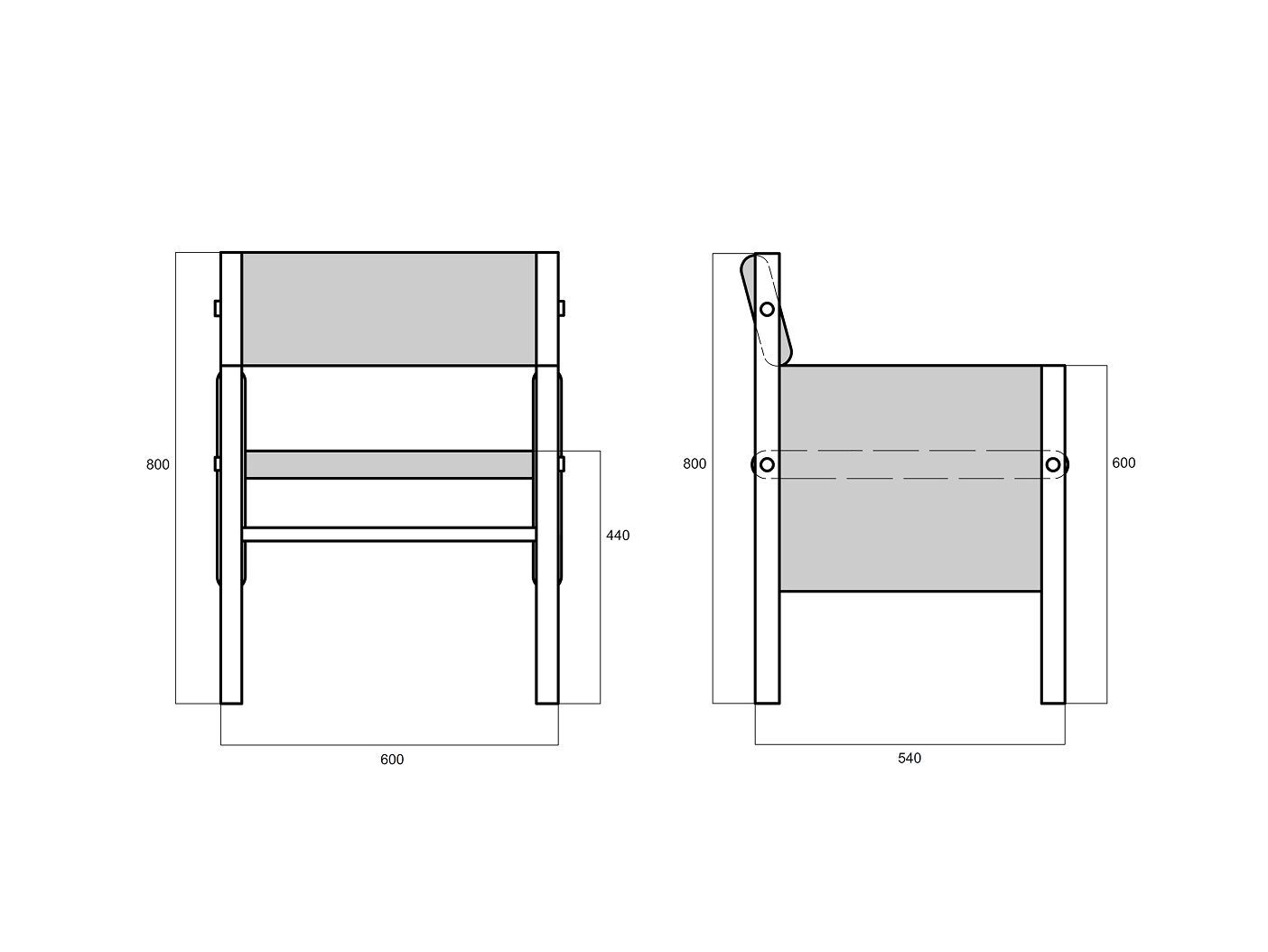 Мягкий стул из нержавеющей стали с подлокотниками Joyf Wabi ARCH-00064836 - Вид №13