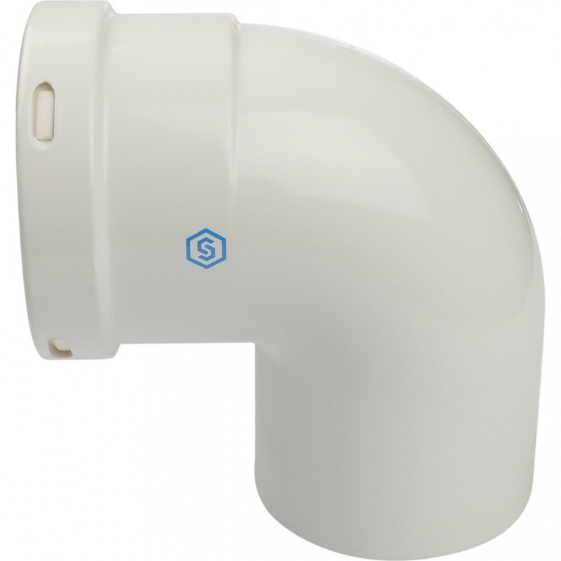 Отвод STOUT 90 градусов для дымохода D80 SCA0080000090 - Вид №1