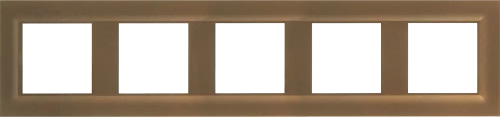 Рамка Legrand Structura на 5 модулей в элегантном цвете шампань 82669038