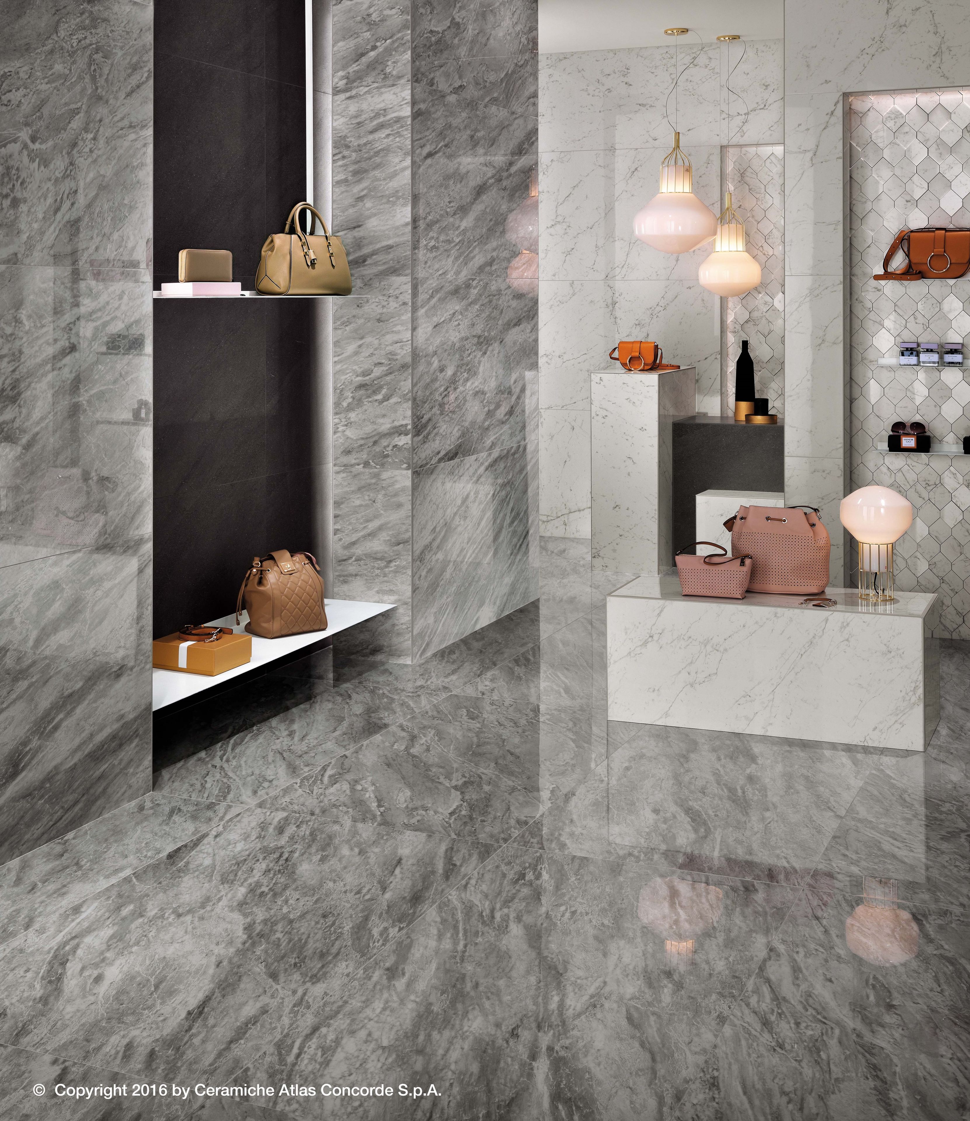 Мраморный эффект белая паста керамический пол Atlas Concorde Marvel Stone ARCH-00038211 - Вид №15