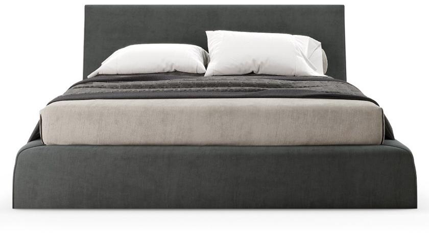 PRADDY Двуспальная кровать с обивкой из ткани  Ml017  - Вид №1