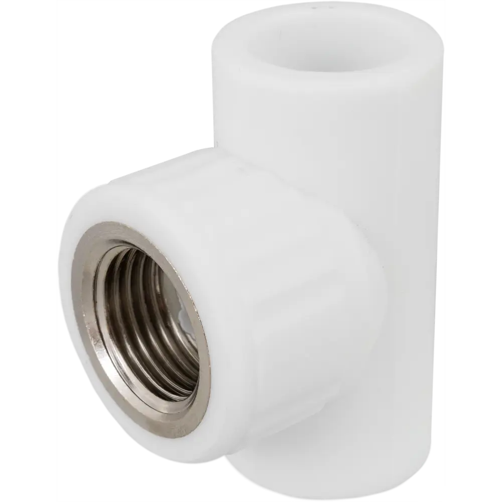 Тройник комбинированный Valfex 20x1/2"x20 мм ВР полипропилен 10127020 STLM-2184043