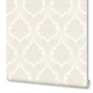 Обои флизелиновые Артекс Фабиана белые 1.06 м 10661-01