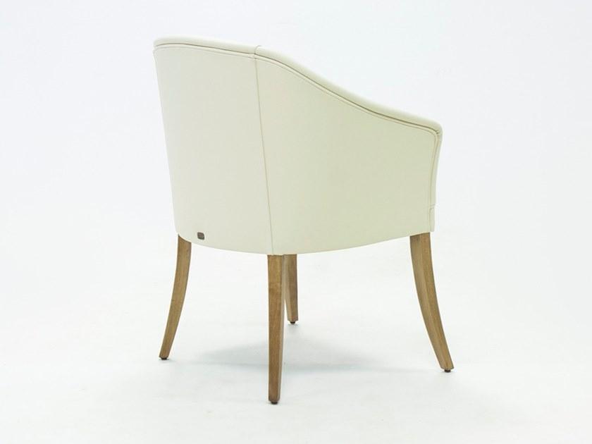 CREARTE COLLECTIONS Стул ресторана обитый кожей современный стиль с подлокотниками  39  - Вид №2