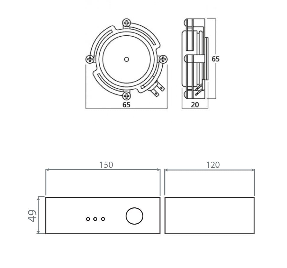 Аудио комплект для спа Aquademy MUSIC KIT ARCH-00127303 - Вид №2