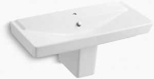 K-5148-1-0 Подвесная раковина настенная прямоугольная Kohler  белая