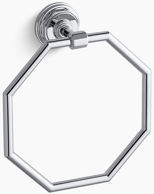 KOHLER Кольцо для полотенца Pinstripe K-13112-CP  - Вид №1
