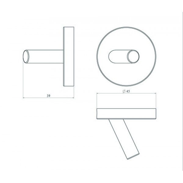 Крючок одинарный RUSH Bianki 76210 sun-id-561633 - Вид №1