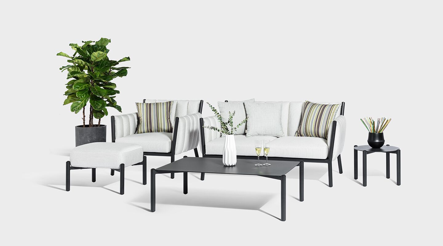 2-местный тканевый садовый диван VINEKO Morris ARCH-00115442