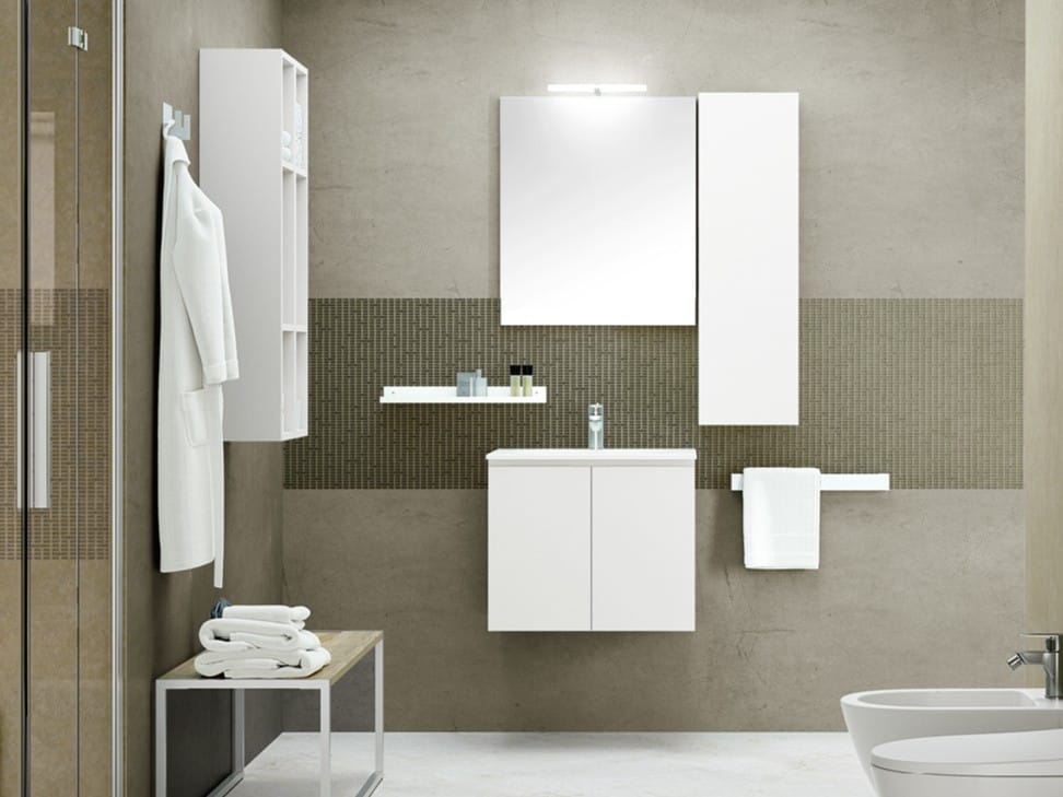 Одноместный туалетный столик с держателем для полотенец Gruppo Geromin Qubo2 ARCH-00031116