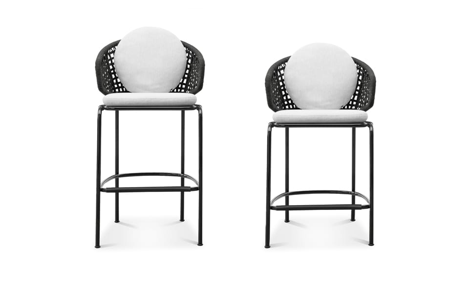 Высокий стул со спинкой на открытом воздухе Minotti Aston Cord Outdoor ARCH-00137903 - Вид №1