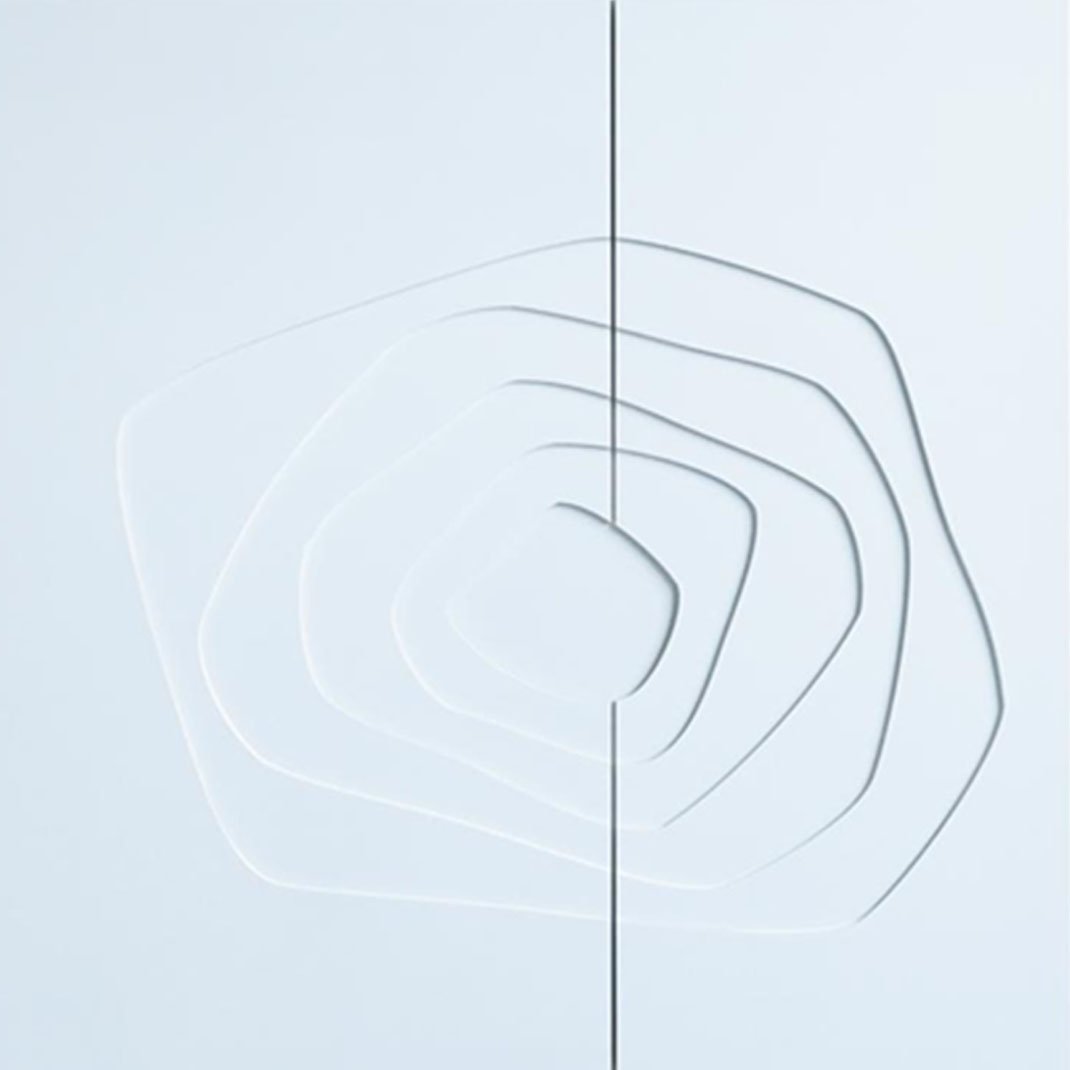 Панно-картина на стену White kvadro EVENHOME  192756 Белый  - Вид №1