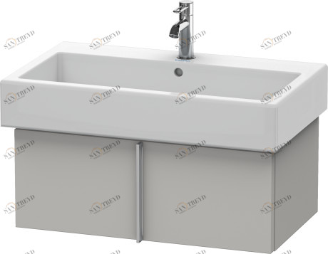 VE610600707 Vero Тумбочка подвесная Бетонно-серый матовый декор Duravit