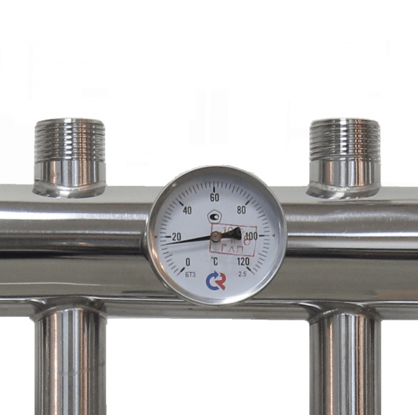 Купить Распределительный коллектор с гидрострелкой 85 кВт, 5 контуров Прокситерм GSK325 - Вид №6